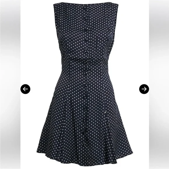 Doen Monette Dress Hepburn Polka Dot XS